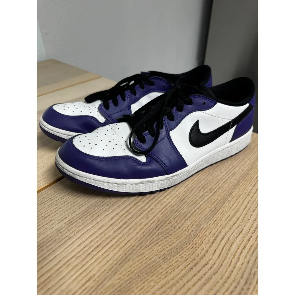 Nike Air Jordan 1 Low Golf Court Purple White Black DD9315-105 Mens 11.5